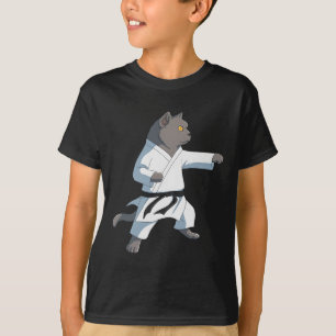 Funny Karate British Shorthair Cat T-Shirt