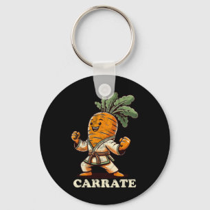 Funny Karate Carrot Carrate Karate Trainer Karate Key Ring