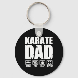 Funny Karate Dad Martial Arts Father Humour Father Key Ring