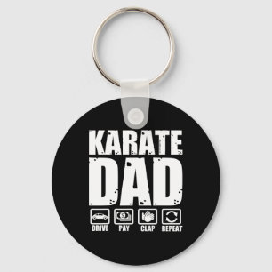 Funny Karate Dad Martial Arts Father Humour Father Key Ring