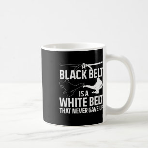 Funny Karate Design For Men Women Black Belt Marti Coffee Mug