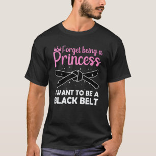 Funny Karate For Women Girls Black Belt Martial Ar T-Shirt