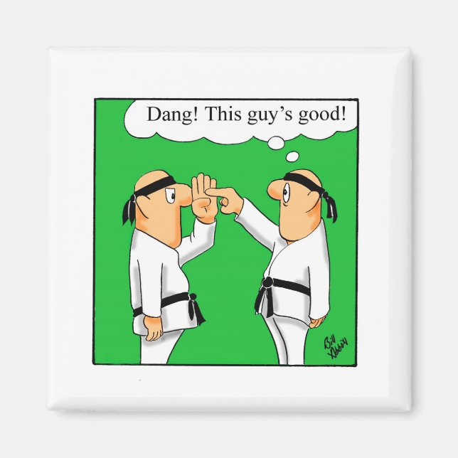Funny Karate  Humour Magnet (Front)