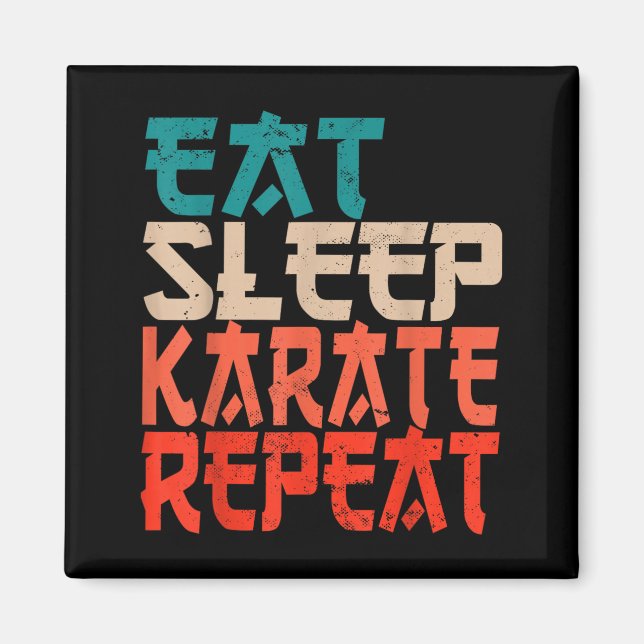 Funny Karate Magnet (Front)