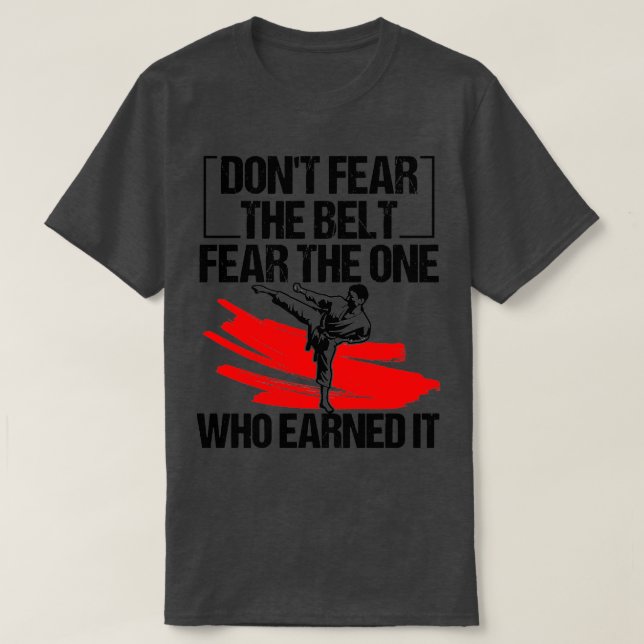 Funny Karate Martial Arts Sports Gift 2 T-Shirt (Design Front)