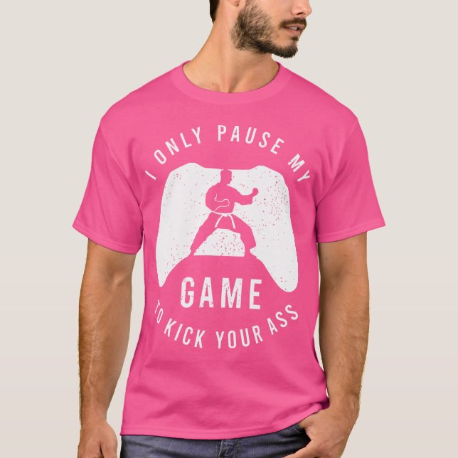 Funny Karate Outfit For A Fighter Of Karate T-Shirt (Front)