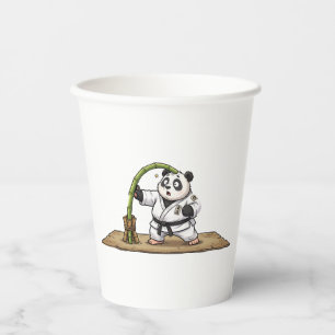 Funny Karate Panda Martial Arts Fail Paper Cups