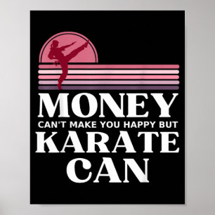 Funny Karate Quote Retro Martial Arts Taekwondo Poster