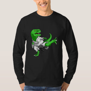 Funny Karatesaurus Trex Karate Dinosaur Boy Girl K T-Shirt