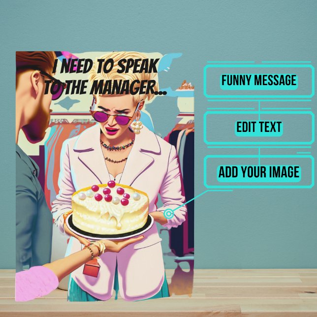 Funny Karen Birthday Card (This is a classic joke about the "Karens" of the world.)