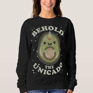 Funny Kawaii Avocado Unicorn Japanese Otaku Fruit Sweatshirt