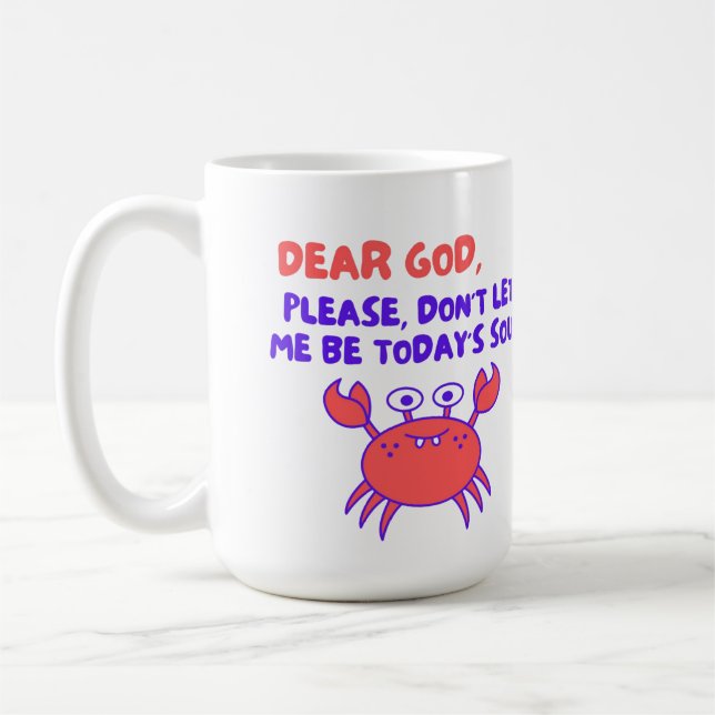 Funny Kawaii Crab Mug  (Left)