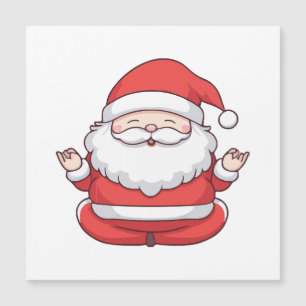 Funny Kawaii Santa Yoga Meditation