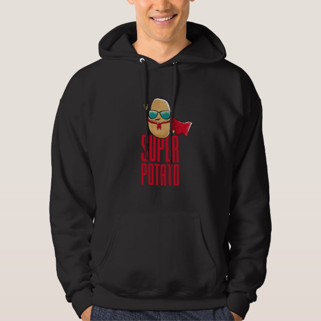 Funny Kawaii Super Potatoes Anime Outfit Graphic D Hoodie (Front)
