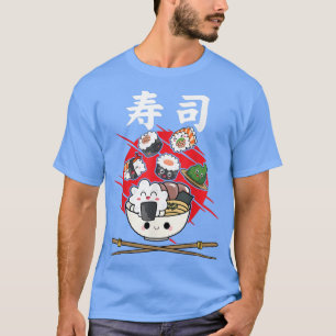 Funny Kawaii Sushi Japanese Food Anime Rice Japan T-Shirt