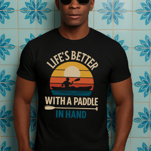 funny Kayak gift,dad mum lover T-Shirt