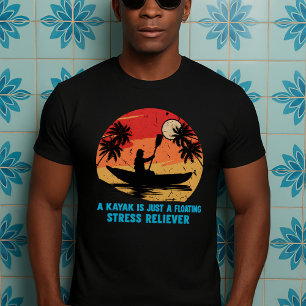 funny Kayak gift,dad mum lover T-Shirt