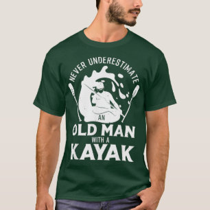 Funny Kayak Gift For Men Fathers Day Kayaking Love T-Shirt
