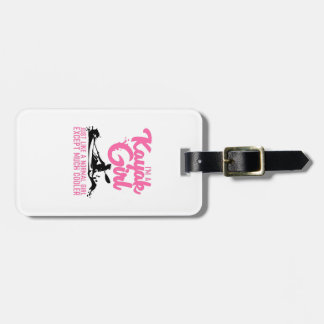 Funny Kayaking Gift For Women Cool Kayak Girl Padd Luggage Tag