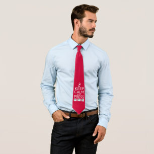 Funny Keep Calm and Press Control Alt and Delete Tie