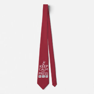 Funny Keep Calm and Press Control Alt and Delete Tie