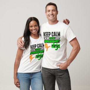 Funny Keep Calm EXCELlent SPREADSHEET NINJA T-Shirt