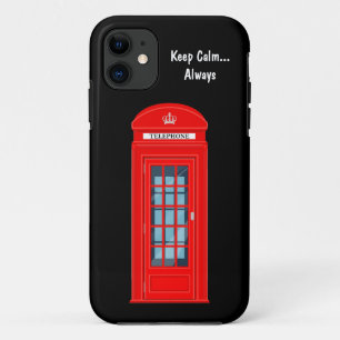 Funny Keep Calm London Phone Booth Case-Mate iPhone Case