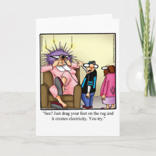 Funny Keeping In Touch Greeting Card