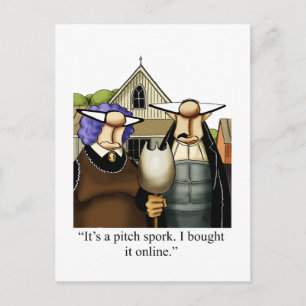 Funny Keeping In Touch Humour Postcard