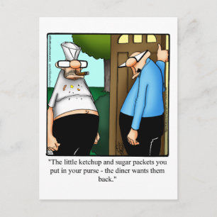 Funny Keeping In Touch Humour Postcard