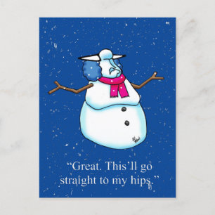 Funny Keeping In Touch Postcard