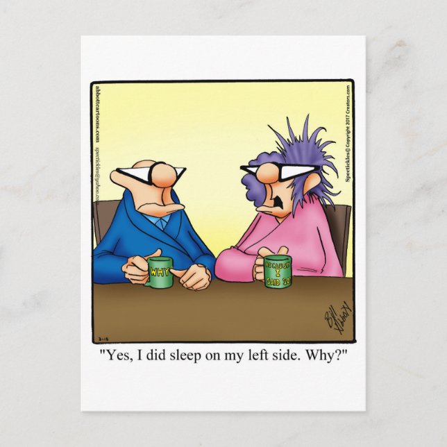 Funny Keeping In Touch Postcard (Front)