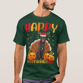 Funny Kelpie Dog Lover Happy Kelpie HelloThanksMas T-Shirt