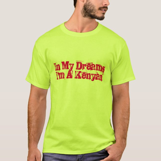 Funny Kenyan Running Tee (Front)