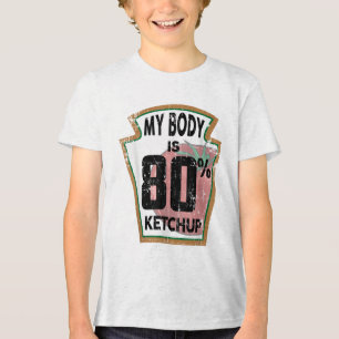Funny Ketchup Lover Themed Tomato Sauce Foodie Jok Tri-Blend Shirt