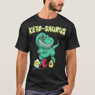 Funny Keto Diet Ketosis Ketognenic KetoSaurus T-Shirt