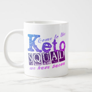 Funny Keto Diet Quote Large Coffee Mug