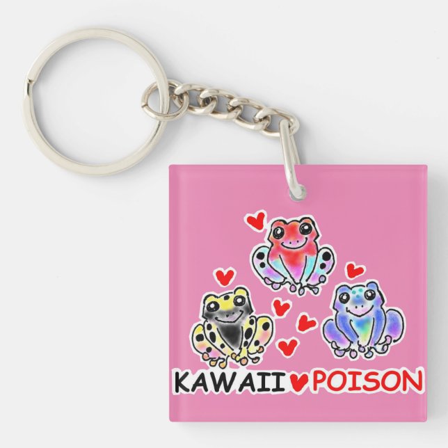 Funny? 　KEY HOLDER FOR YADOKUGAEL-CHAN Key Ring (Front)