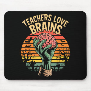Funny Key Quote All Teachers Love Brains Cool Hall Mouse Pad