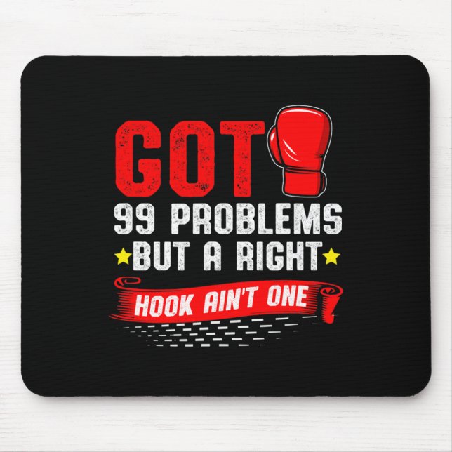 Funny Kickboxing _1  Mouse Pad (Front)