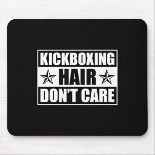 Funny Kickboxing Art For Men Women Kickboxer Conta Mouse Pad
