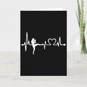 Funny Kickboxing Coach And Players Gift Kickboxing Card