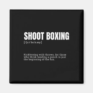 Funny Kickboxing Enthusiast Dictionary Definition Magnet