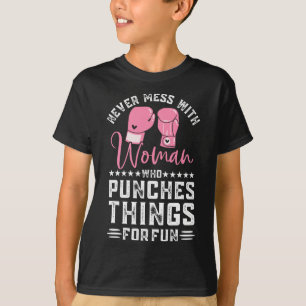 Funny Kickboxing For Men Women Kickboxer Workout E T-Shirt