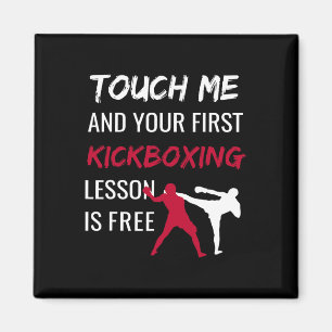 Funny Kickboxing Kick Boxing Sensei T Shirt Gift  Magnet