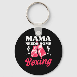 Funny Kickboxing Mama Needs Some Boxing Training G Key Ring