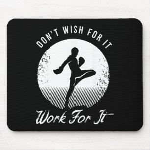 Funny Kickboxing Outfit For A Kickboxer _5 Mouse Pad