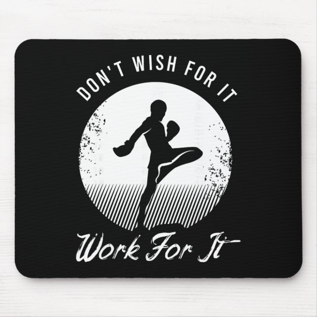 Funny Kickboxing Outfit For A Kickboxer _5  Mouse Pad (Front)