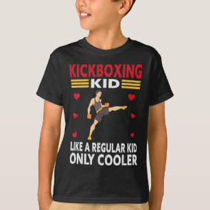 Funny Kid Kickboxer Outfit - Boxing Kid T-Shirt