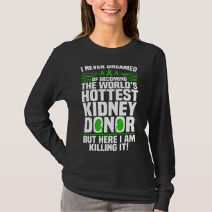 Funny Kidney Donor Art Men Women Kidney Disease Aw T-Shirt